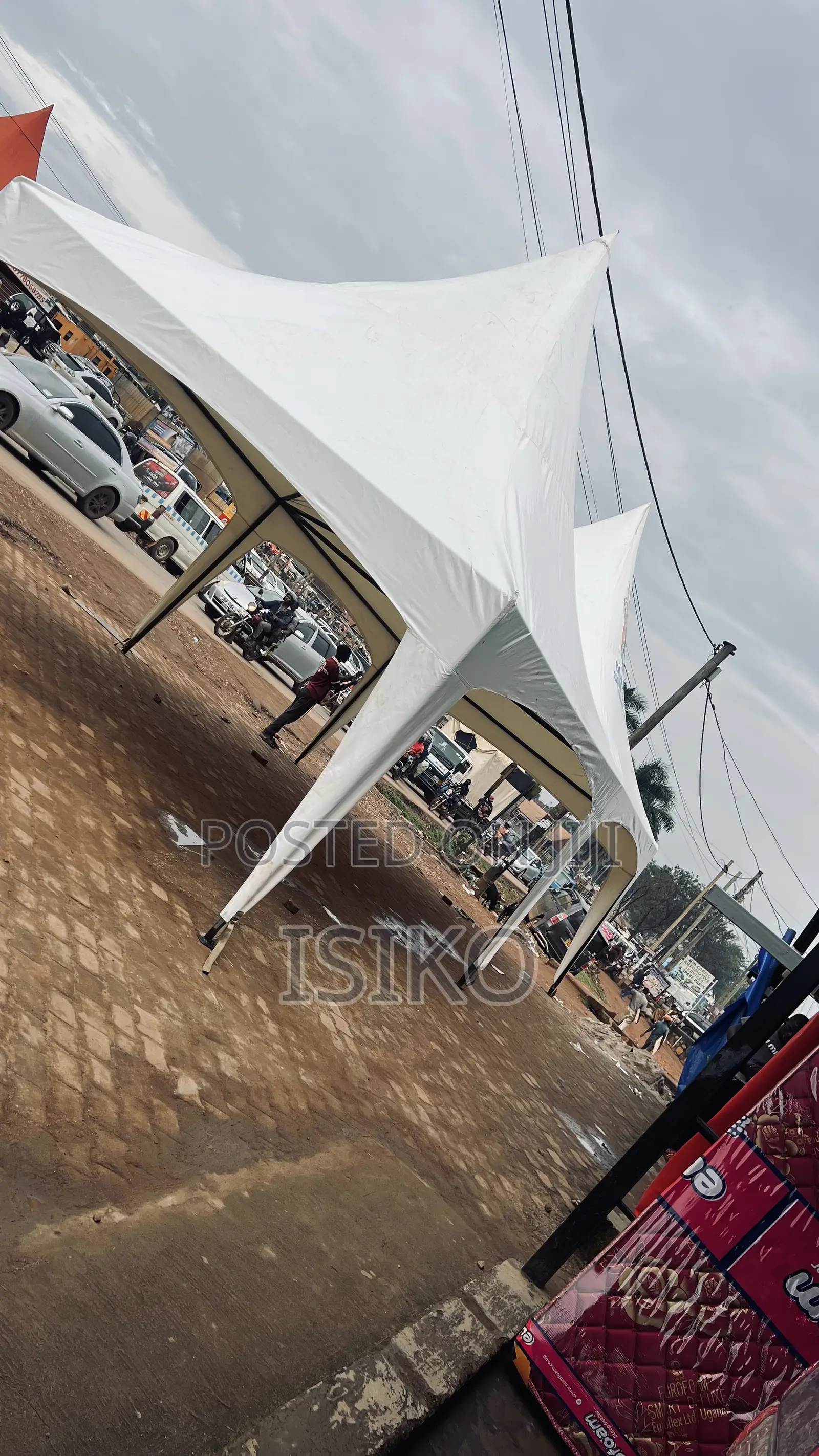 A Pure White Party Tent