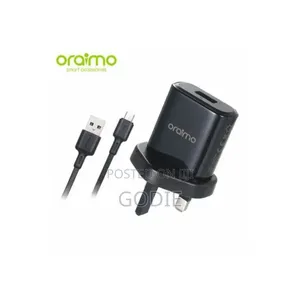 Oraimo Fast Charging Charger Kit (Model Cu-60zr + Cd-52br).