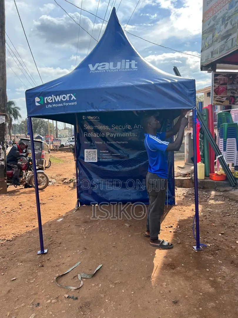 3m by 3m Blue Tent