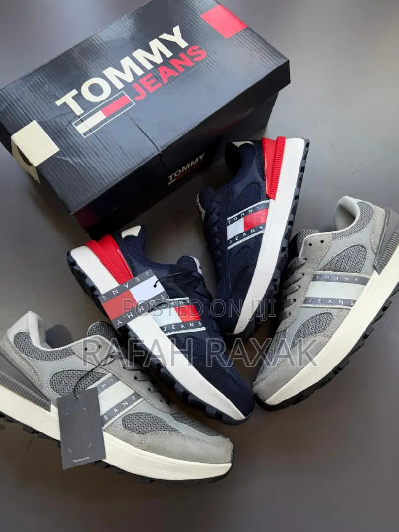 Gray Version of Tommy Hilfiger Sneakers