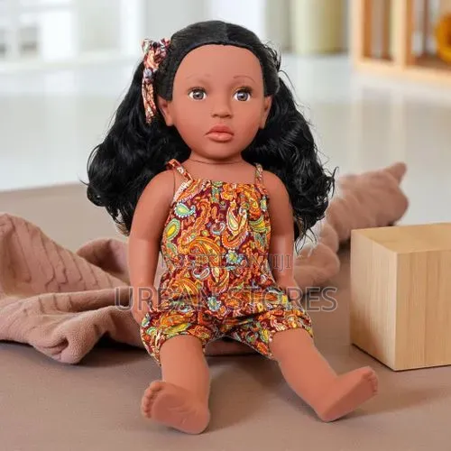 African Newborn Baby Doll Black