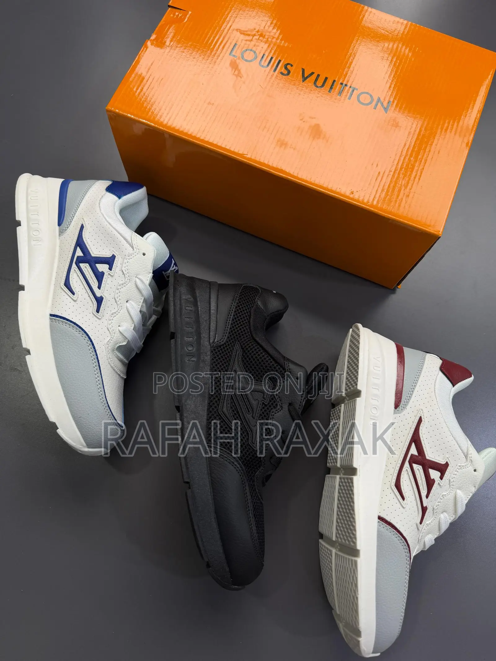 Black Version of Louis Vuitton Sneakers
