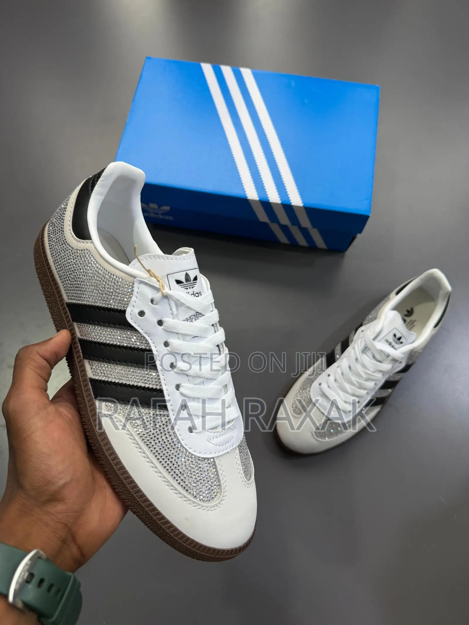 Rhinestone Adidas Samba Og Unisex Sneakers
