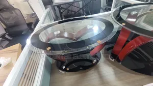Oval Glass Coffee Table