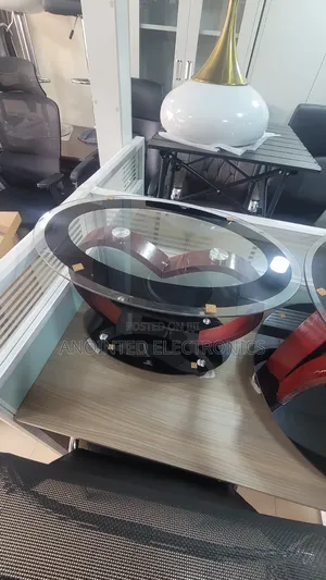 Oval Glass Coffee Table
