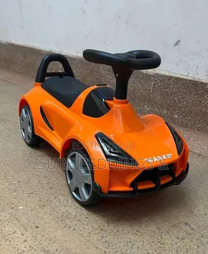 Orange Simple Kids Car