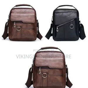 Sophisticated Vegan Leather Messenger Bag /Travel Crossbody-Multicolor