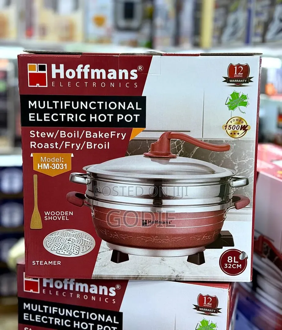 Hoffmans 8l Multifunctional Electric Hot Pot