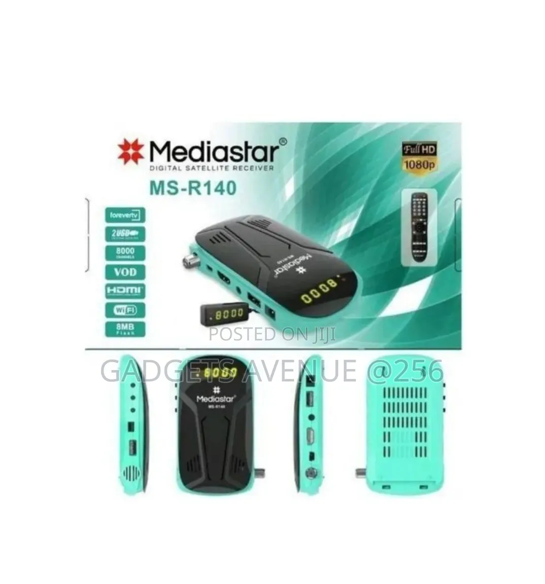Mediastar Ms-R140 Digital Satellite Receiver.