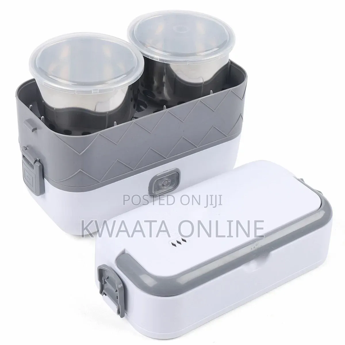 Electric Lunch Box, 2 Layers 1.48l Self Cooking Heating Food Steamer