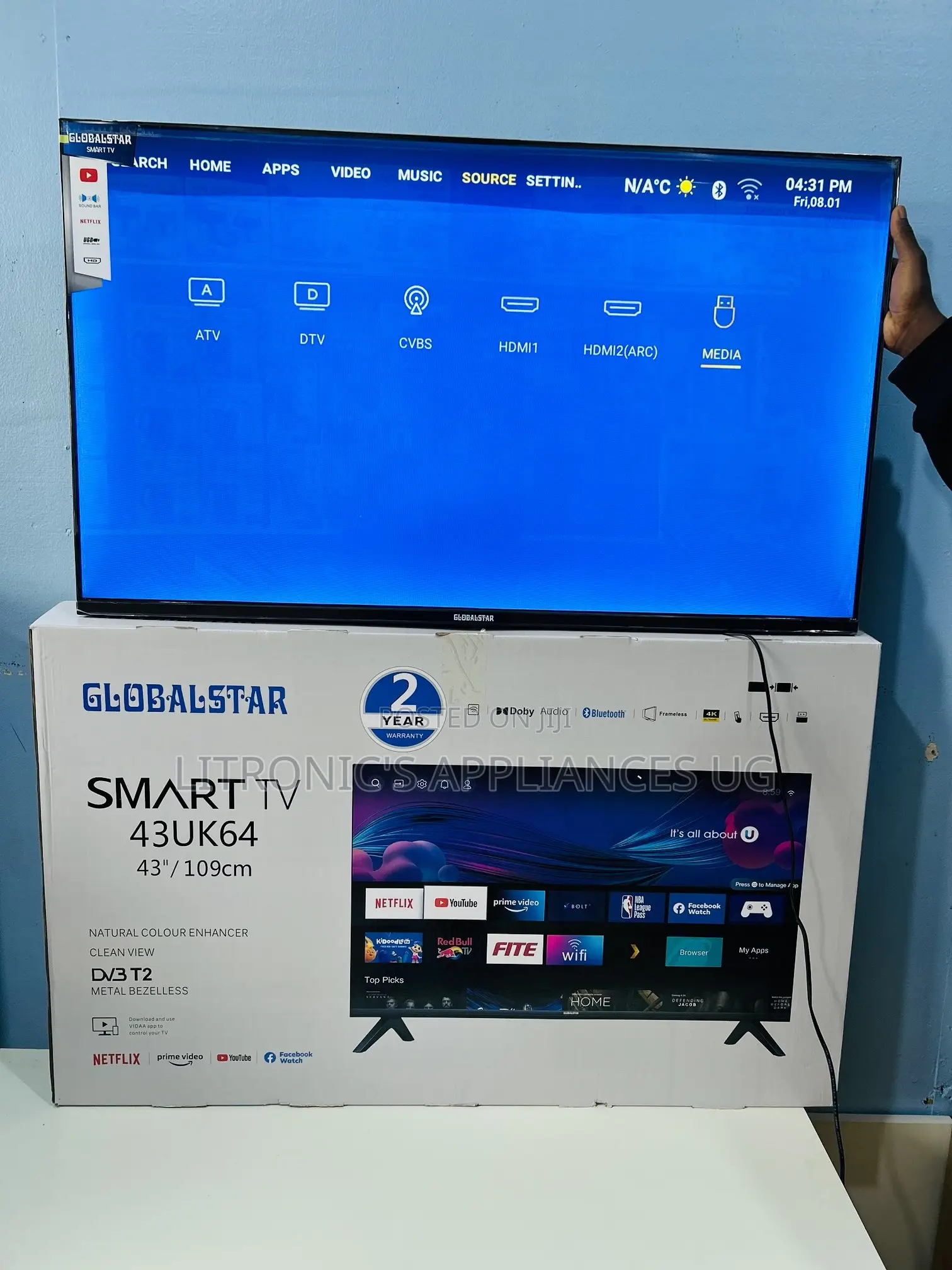 43smart Globalstar Tv