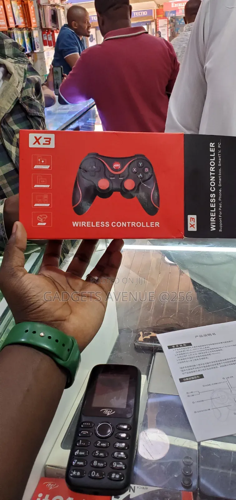 X3 Wireless Game Controller, Designed to With Multiplepc, Android