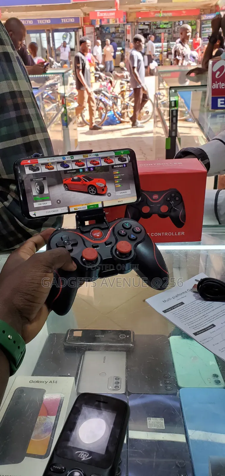 X3 Wireless Game Controller, Designed to With Multiplepc, Android