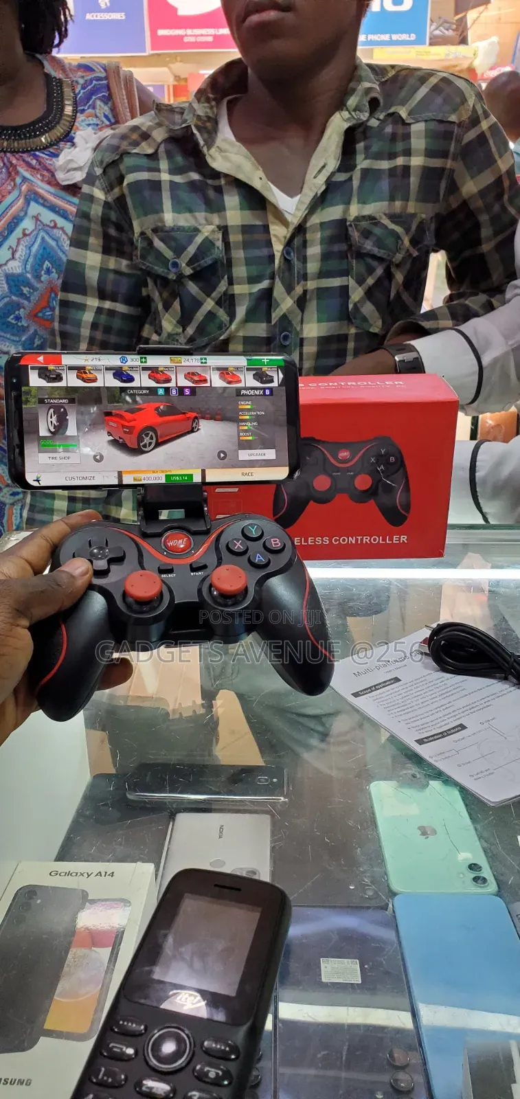 X3 Wireless Game Controller, Designed to With Multiplepc, Android