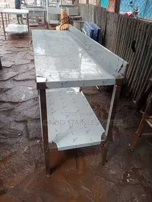 Stainless Steel Wall Table Double