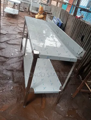 Stainless Steel Wall Table Double