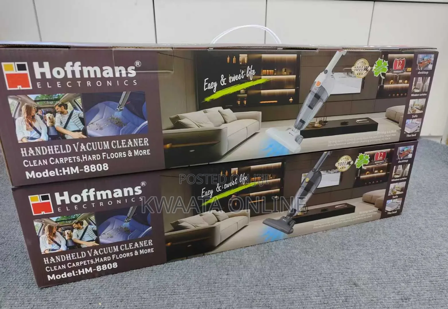Hoffman Handheld Stick Vacuum Cleaner 1000w Powerful Cyclone Suction