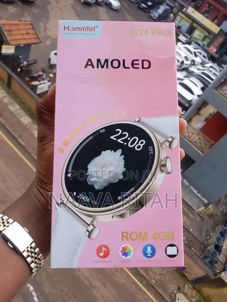 Hommtel Gt4 Pro 4gb Rom Amoled Smart Watch
