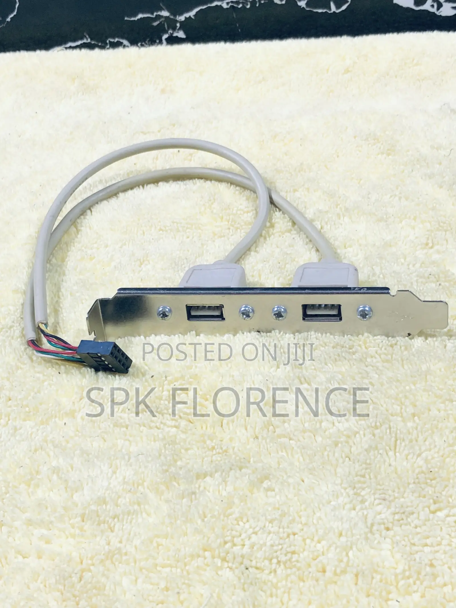 Port Usb 2.0 a Female Slot Plate Adapter Used to Add Extra Usb Port