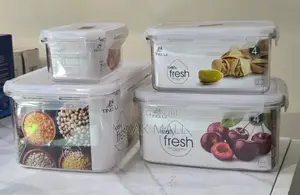 4 Pieces Storage Containers With Lids