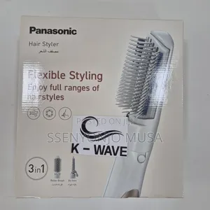 Panasonic Hair Brush 3-in-1 Eh-Ka31 –Dryer, Curling Wave Styler 700w