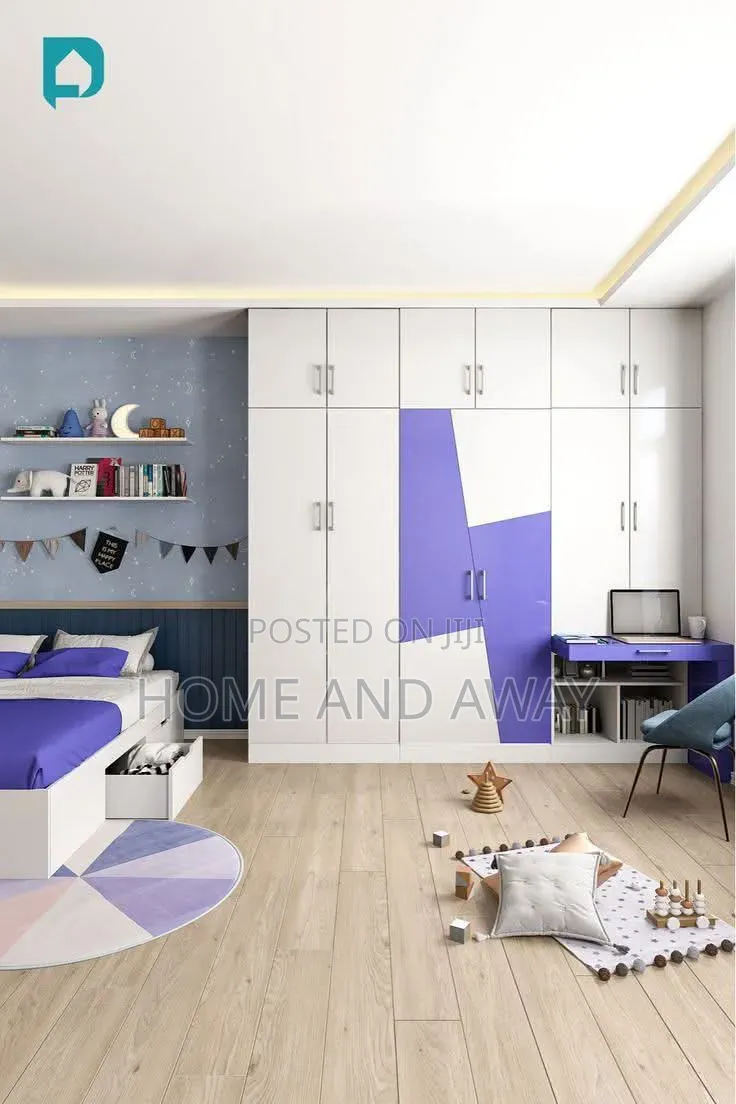 Customized Inbuilt Wardrobes at 900,000/- Per Running Meter Any Colour