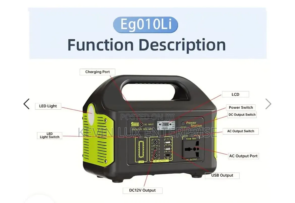 Power Station 500w Heavy Duty
