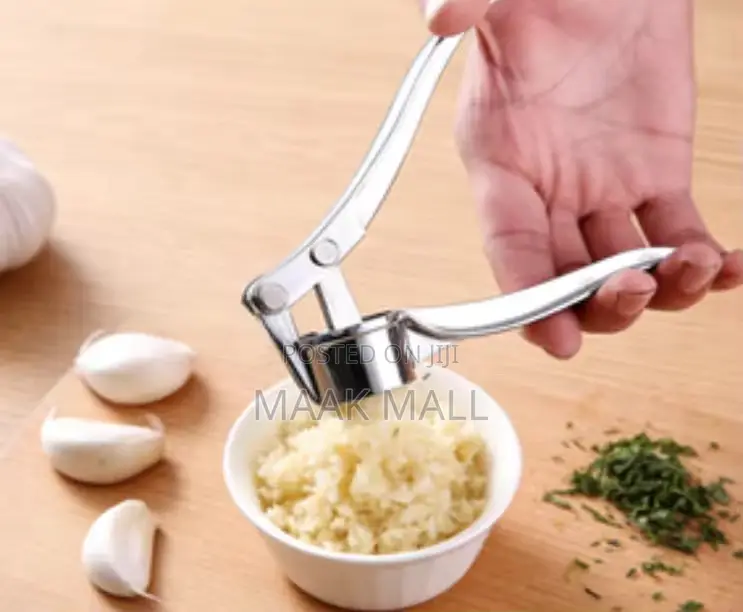 Stainless Steel Manual Garlic Crusher Presser Portable