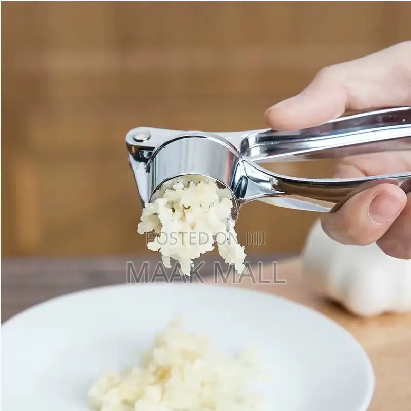 Stainless Steel Manual Garlic Crusher Presser Portable