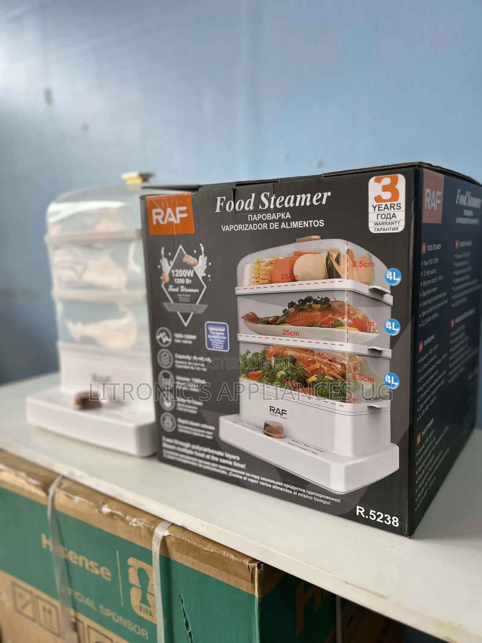 3tier Raf Food Steamer
