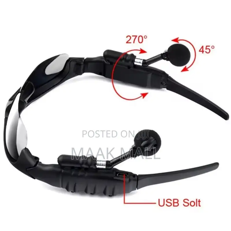 Wireless Bluetooth Sunglasses With Mic + Music Listening
