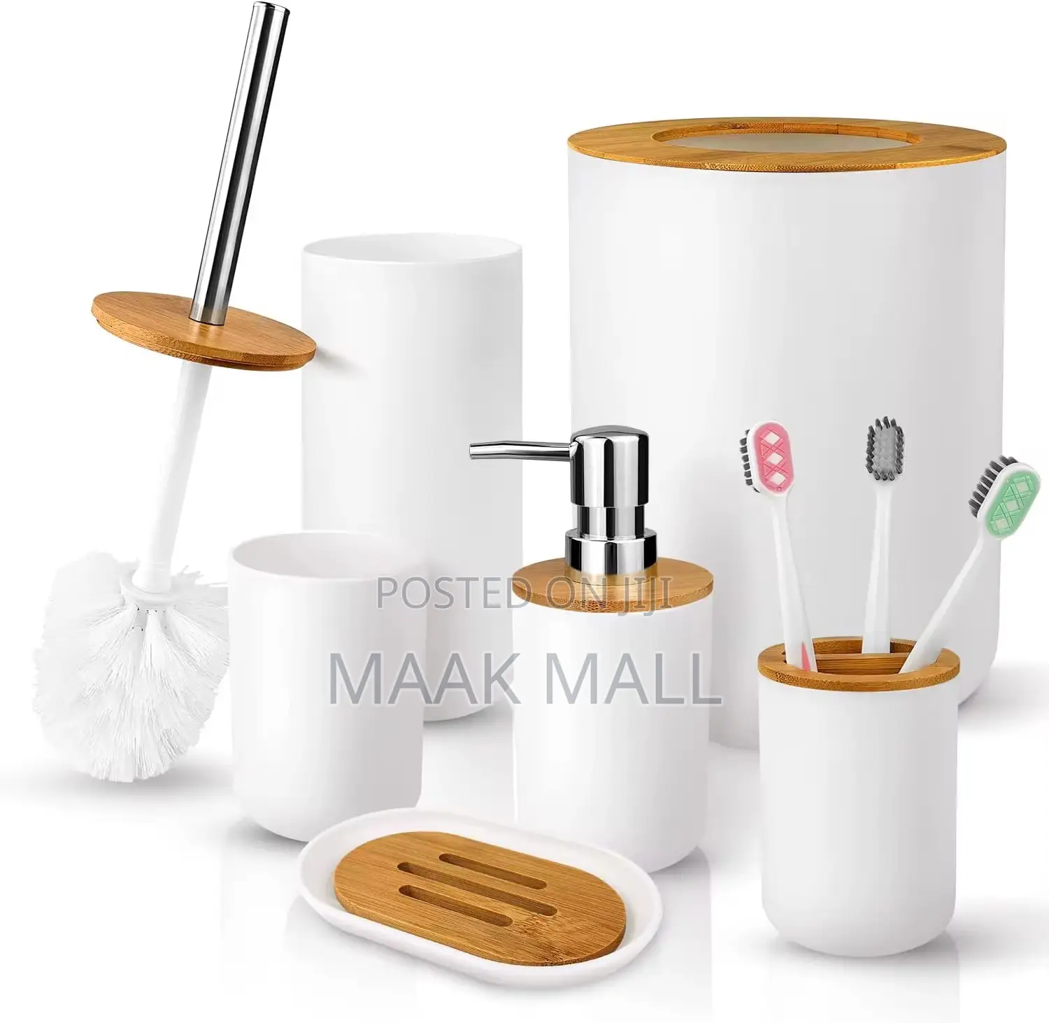 6-PCS Bathroom Accessory Set