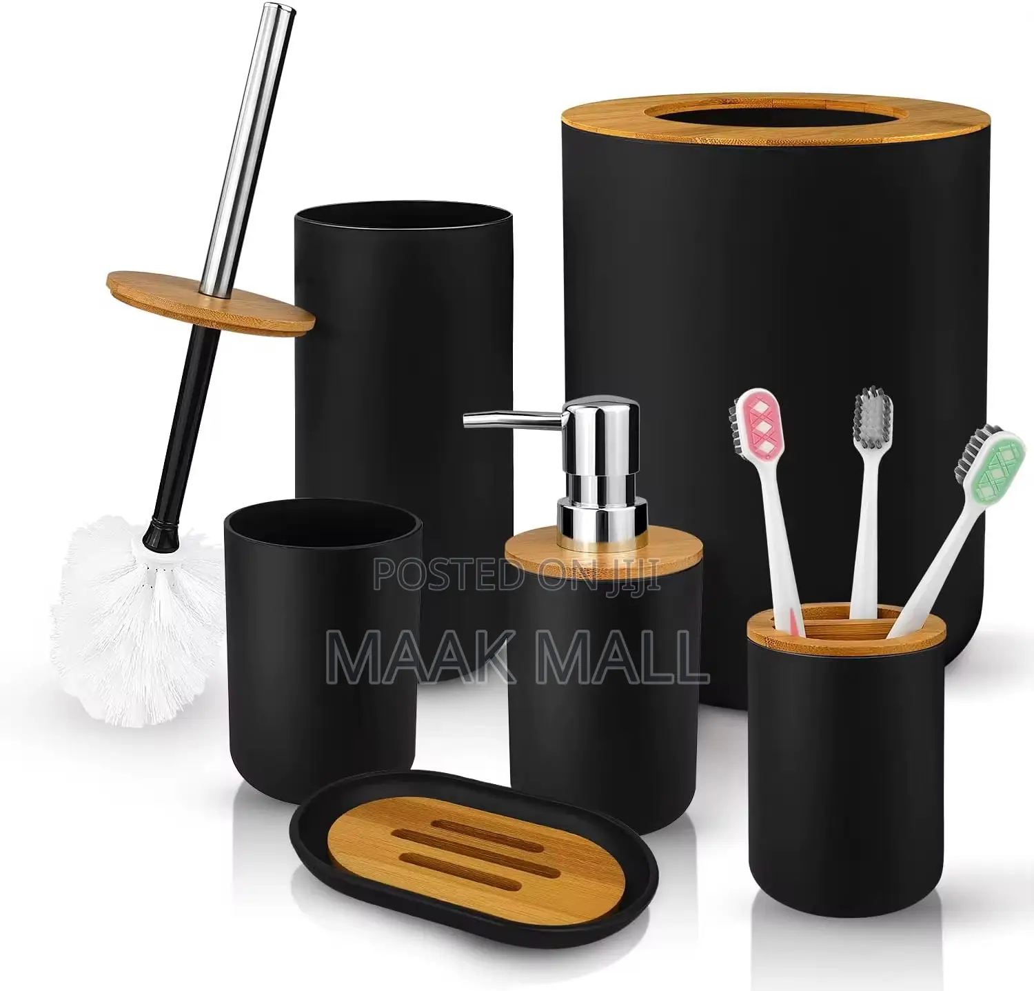6-PCS Bathroom Accessory Set