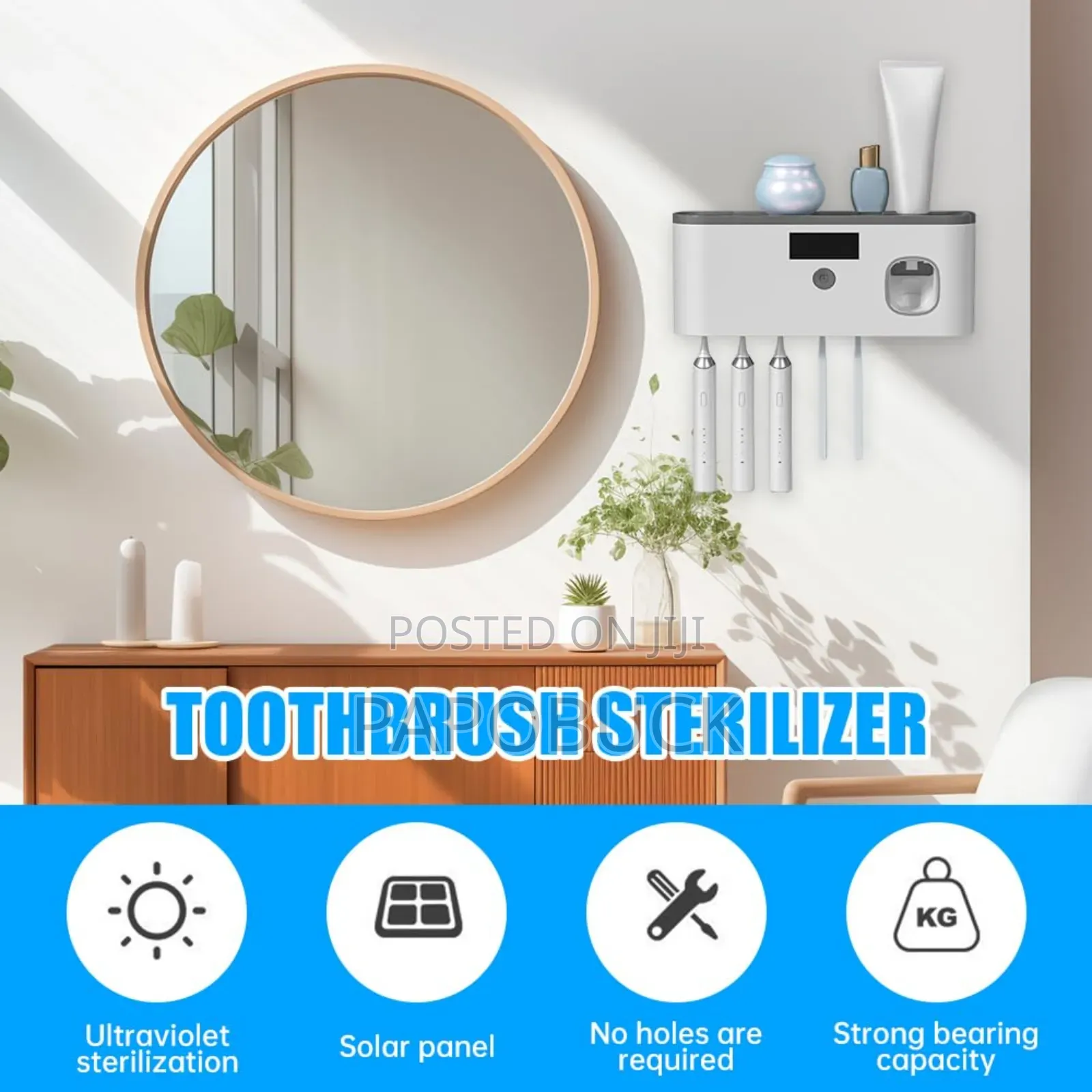 Intelligent Toothbrush Holder, Which Features Uv Sterilization