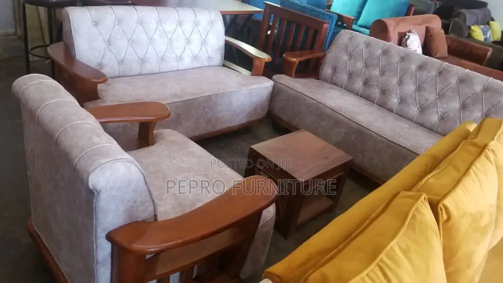 Wooden Sofa Set