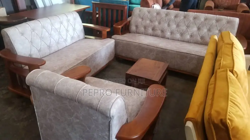 Wooden Sofa Set