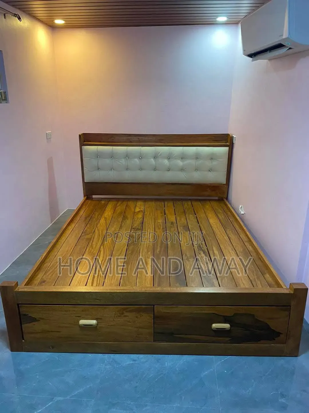 Storage Wooden Beds 5 by 6 From 850,000/- With Delivery on Order Only