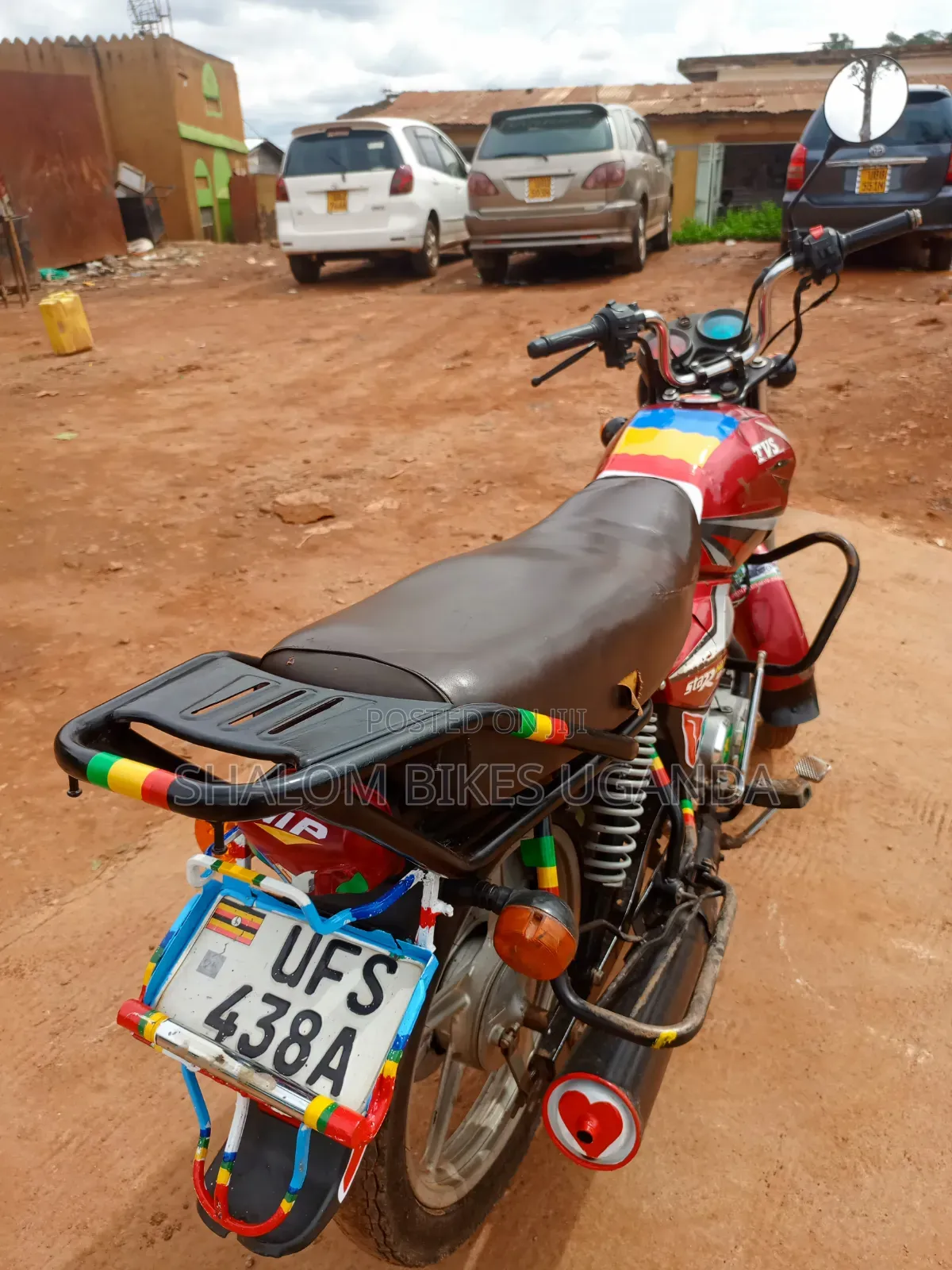 TVS Metro 2023 Red