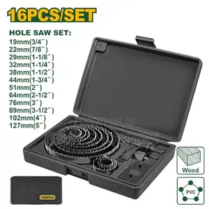16pcs Carbon Steel Hole Saw Set Hole Saw Set for Plastic and Wood