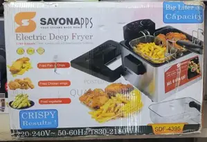 Sayona Electric Deep Fryer Double