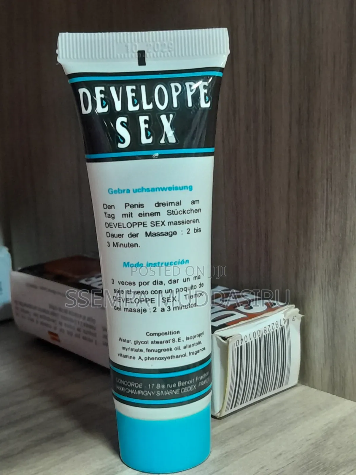 Developpe Sex Enlargement Cream 50 MLS