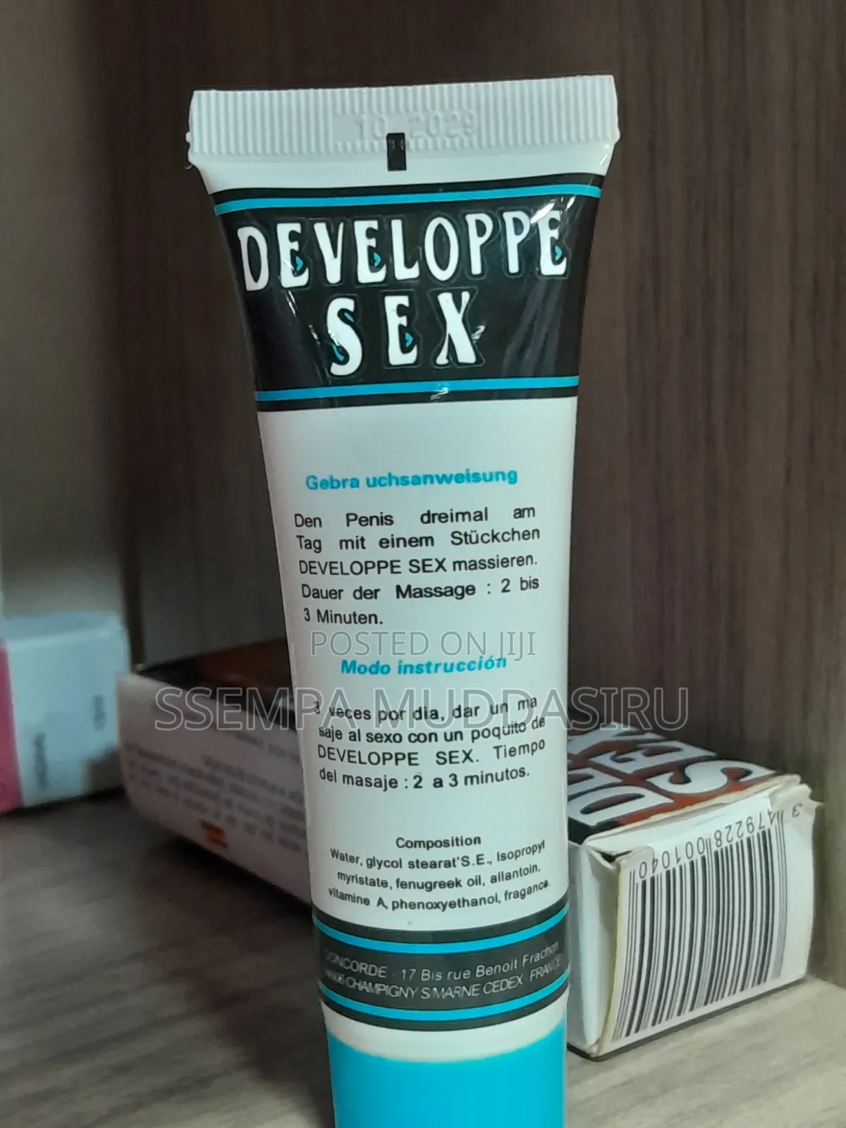 Developpe Sex Enlargement Cream 50 MLS
