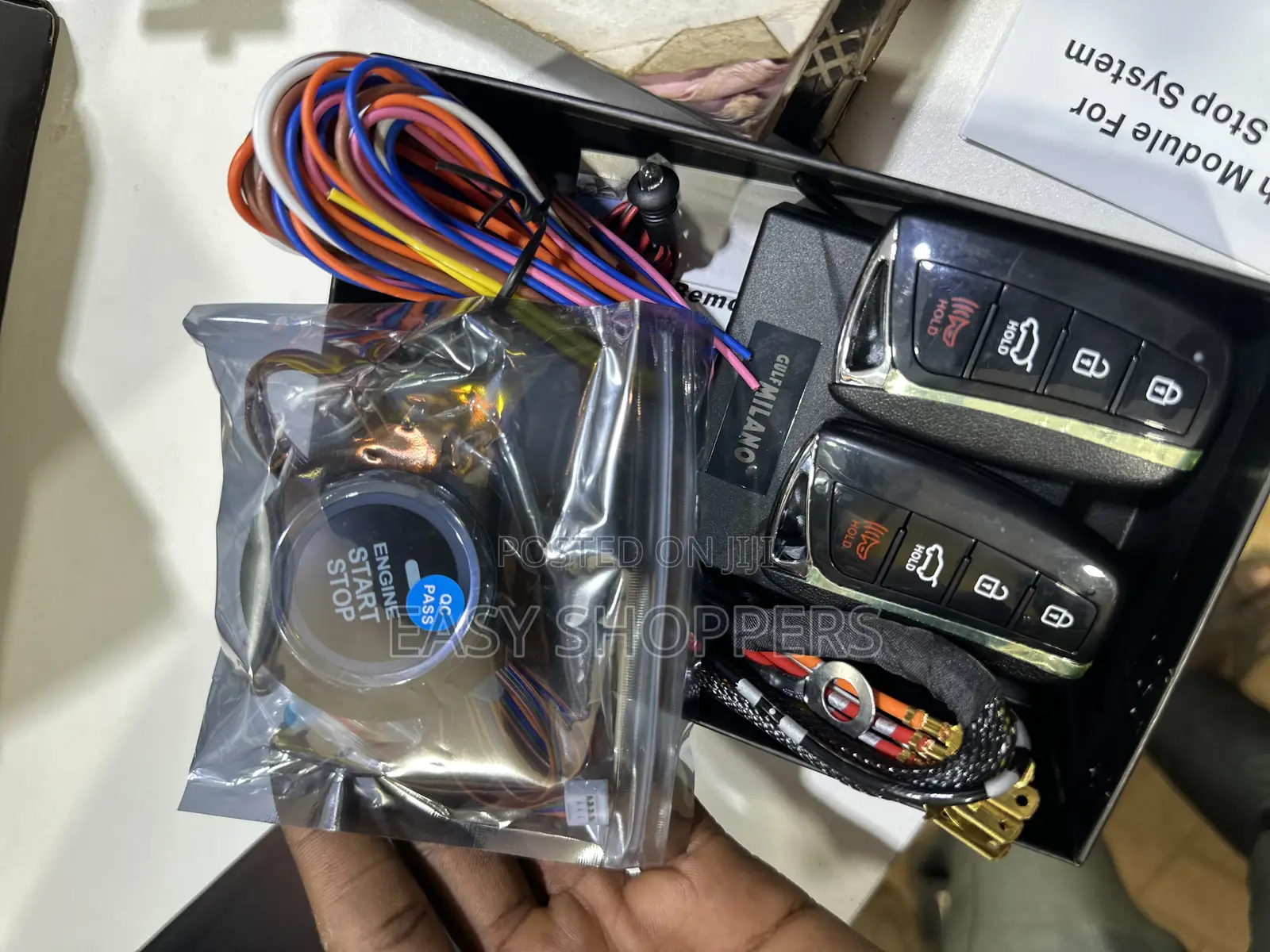 Gulf Milano Push to Start Button Stop With Remote and Phone Switch