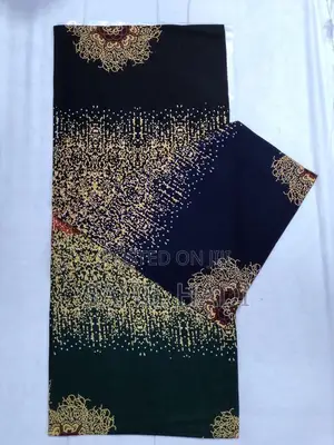 Original Ge-Waye (Geway) Baati - 100% High-Grade Cotton - Gold Print