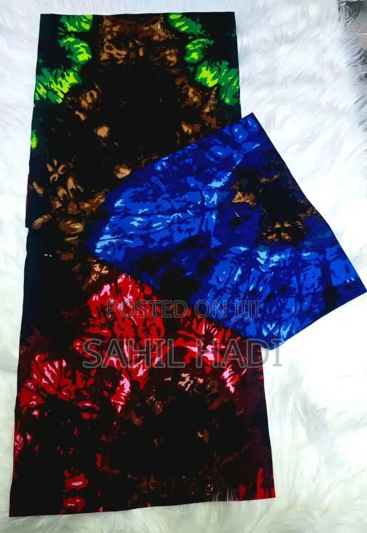 Original Ge-Waye (Geway) Baati - 100% High-Grade Cotton - Gold Print