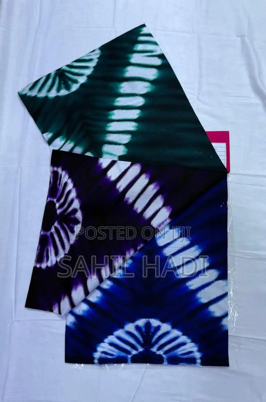 Original Ge-Waye (Geway) Baati - 100% High-Grade Cotton - Gold Print