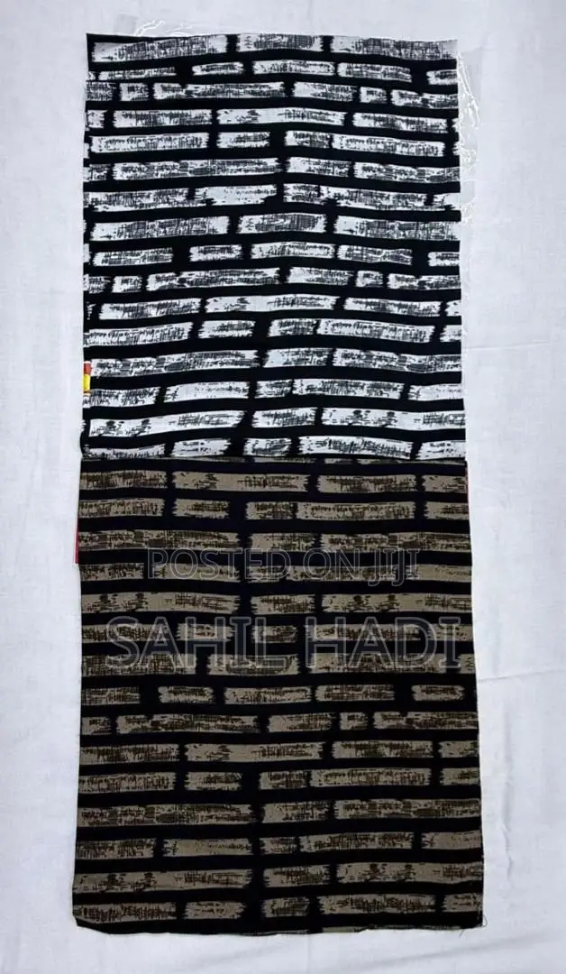 Original Ge-Waye (Geway) Baati - 100% High-Grade Cotton - Gold Print