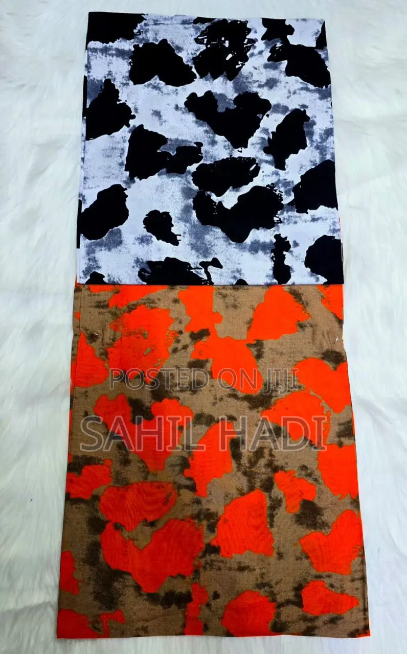 Original Ge-Waye (Geway) Baati - 100% High-Grade Cotton - Gold Print