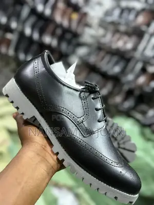 Men's Detailed Oxfords_black
