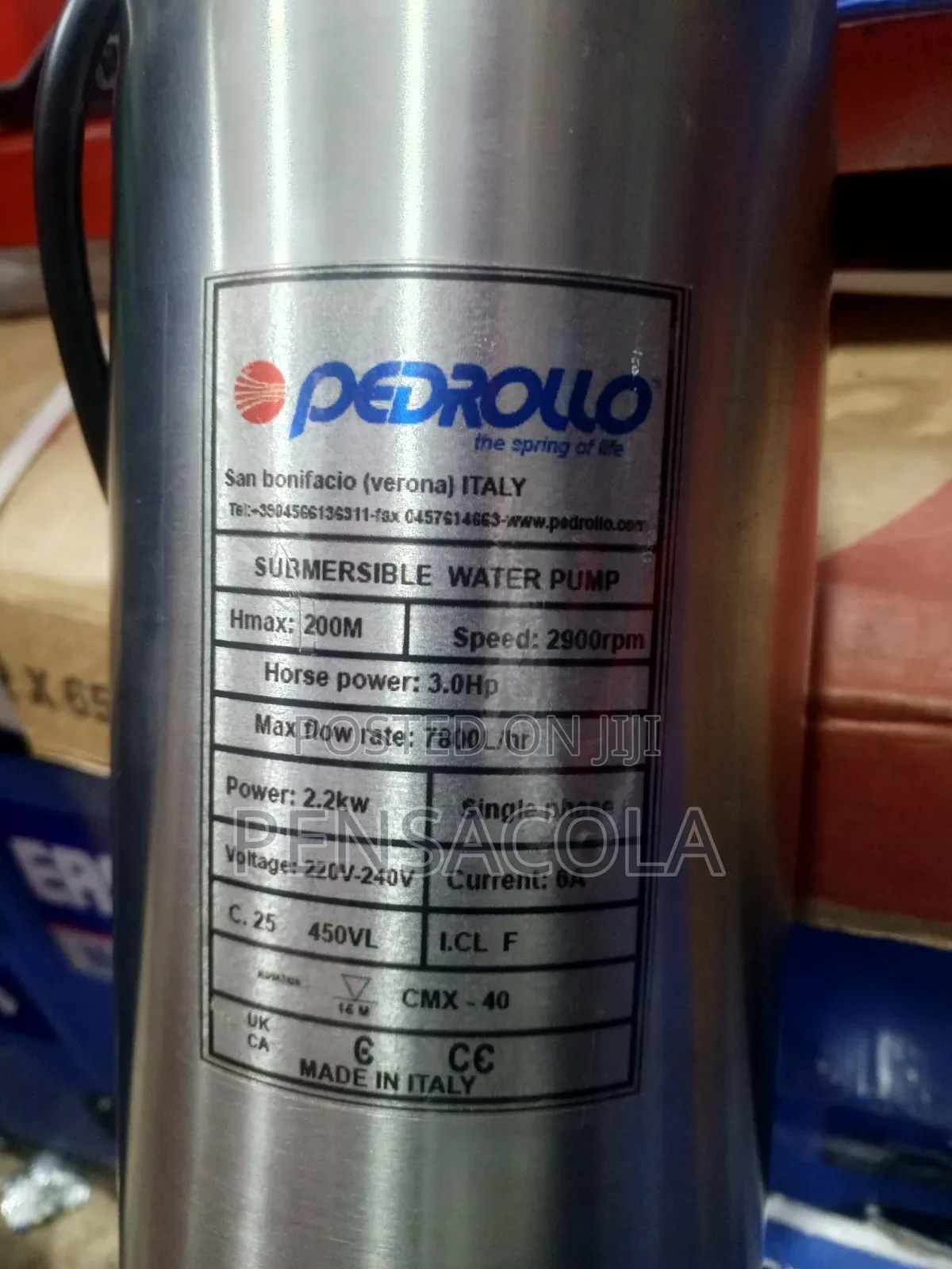 Pedrollo 200m/660feet Submersible Water Electric